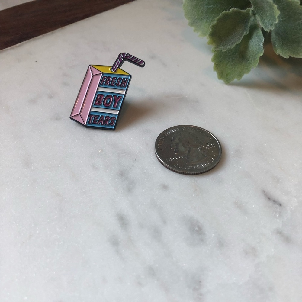 Fresh Boy Tears Enamel Pins - Picture 4 of 5